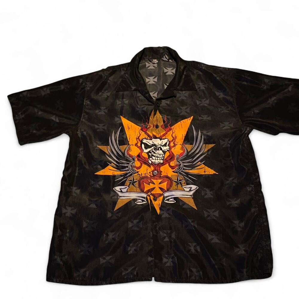 Impact city skull and cross